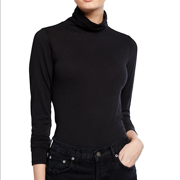 ♨️ Rag & Bone - The Slub Turtleneck in Black - Picture 9 of 13